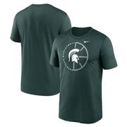 Michigan State Nike Legend Basketball Icon Tee